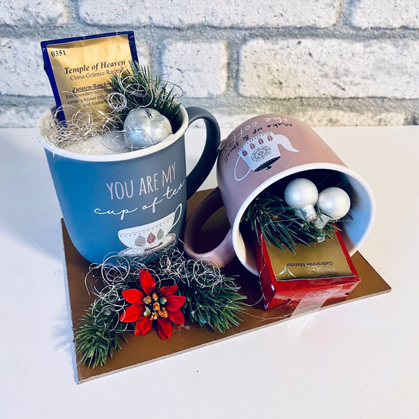 Weihnachtsgeschenk Tassen Maarja, Früchtetee und Rooibos